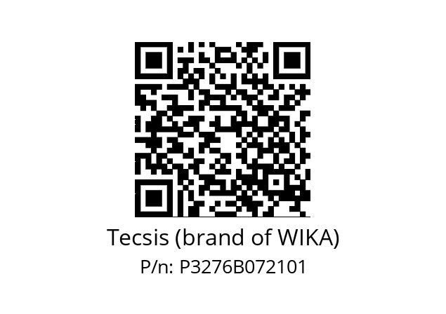   Tecsis (brand of WIKA) P3276B072101