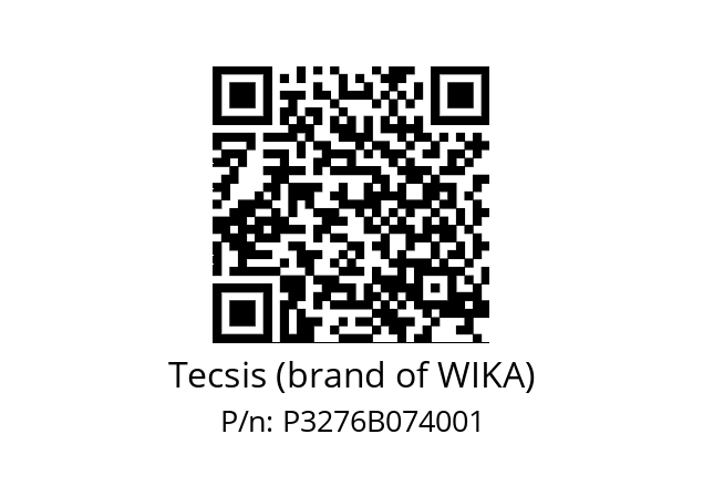   Tecsis (brand of WIKA) P3276B074001