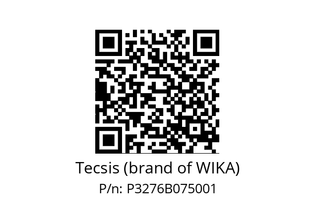   Tecsis (brand of WIKA) P3276B075001