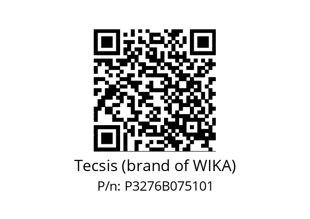   Tecsis (brand of WIKA) P3276B075101