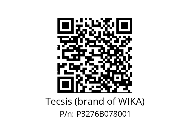   Tecsis (brand of WIKA) P3276B078001