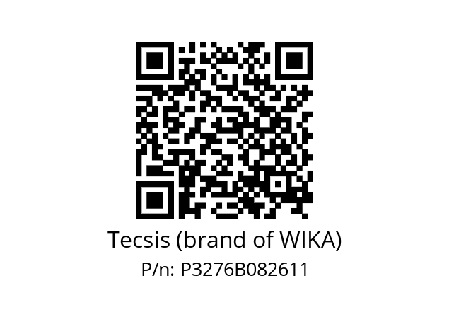   Tecsis (brand of WIKA) P3276B082611