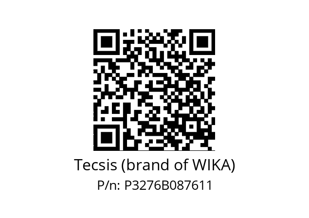   Tecsis (brand of WIKA) P3276B087611