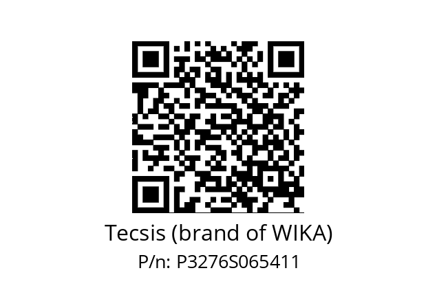   Tecsis (brand of WIKA) P3276S065411