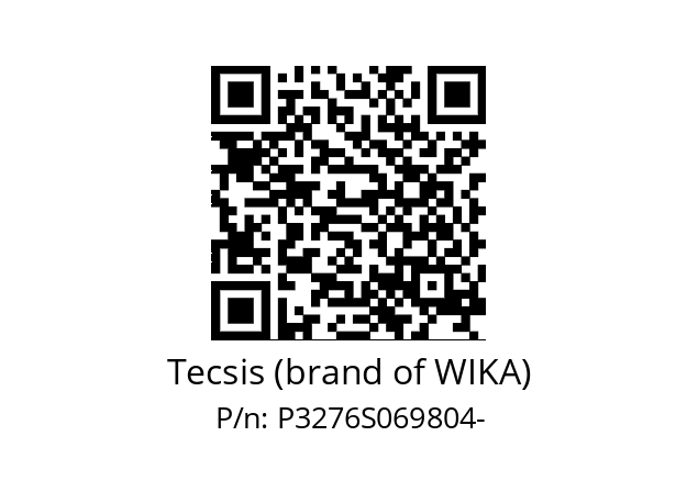   Tecsis (brand of WIKA) P3276S069804-