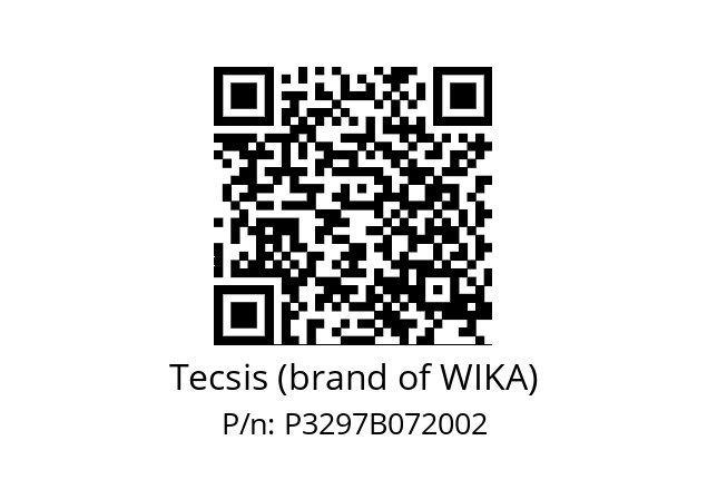   Tecsis (brand of WIKA) P3297B072002