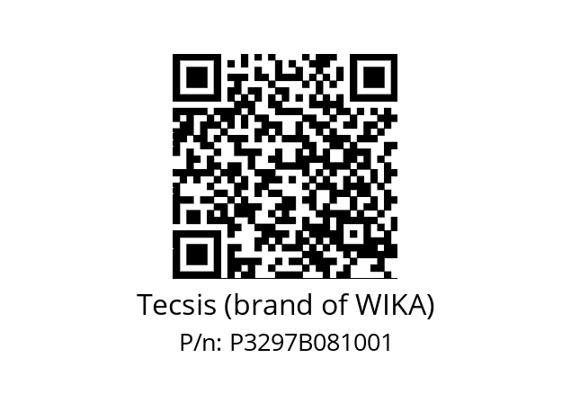   Tecsis (brand of WIKA) P3297B081001