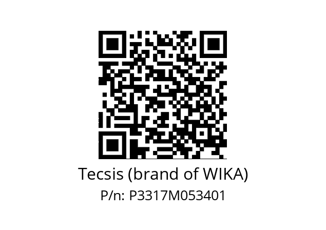   Tecsis (brand of WIKA) P3317M053401