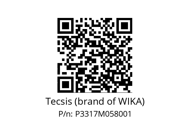   Tecsis (brand of WIKA) P3317M058001