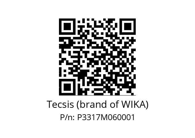   Tecsis (brand of WIKA) P3317M060001