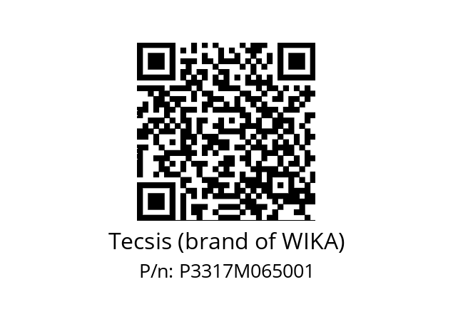   Tecsis (brand of WIKA) P3317M065001