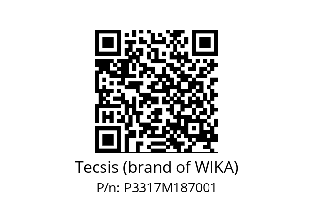   Tecsis (brand of WIKA) P3317M187001