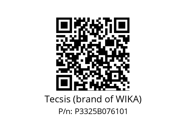   Tecsis (brand of WIKA) P3325B076101