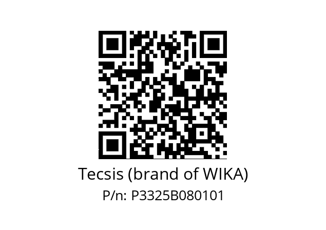   Tecsis (brand of WIKA) P3325B080101