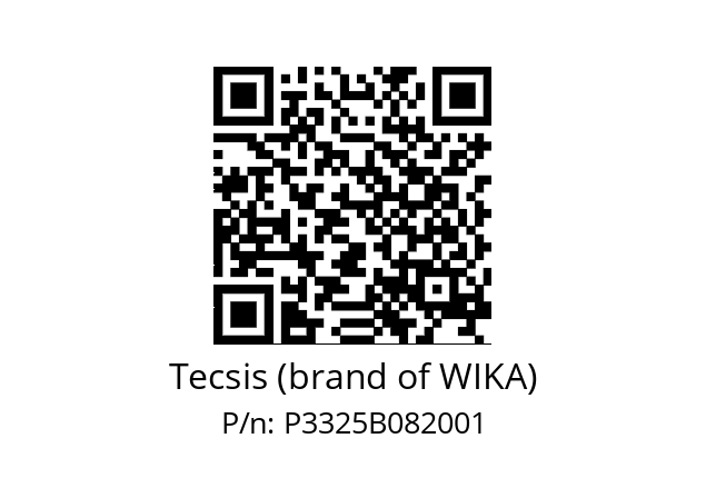   Tecsis (brand of WIKA) P3325B082001