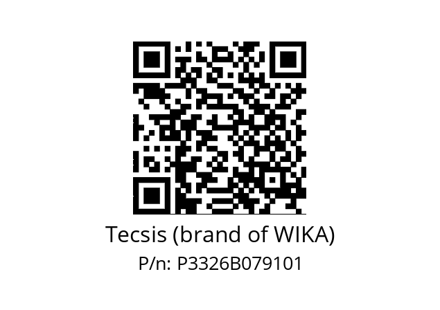   Tecsis (brand of WIKA) P3326B079101