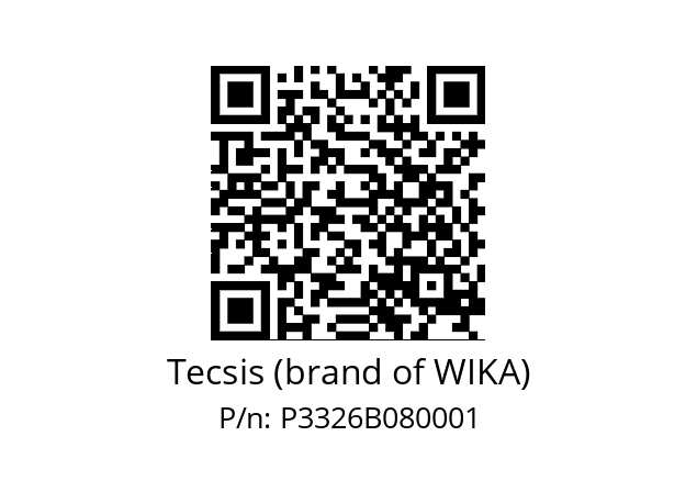   Tecsis (brand of WIKA) P3326B080001