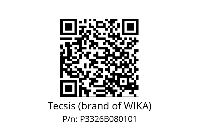   Tecsis (brand of WIKA) P3326B080101