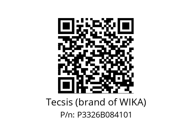   Tecsis (brand of WIKA) P3326B084101