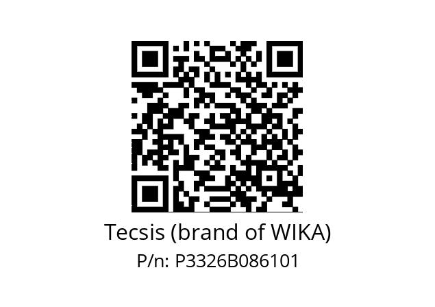   Tecsis (brand of WIKA) P3326B086101