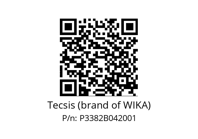   Tecsis (brand of WIKA) P3382B042001