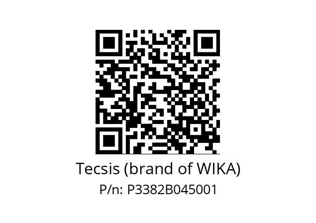   Tecsis (brand of WIKA) P3382B045001