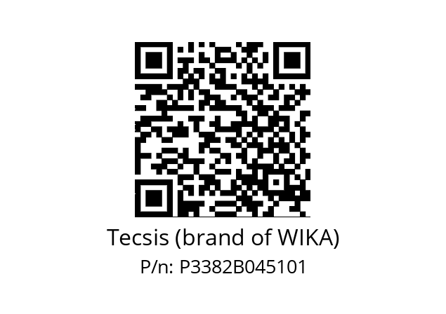   Tecsis (brand of WIKA) P3382B045101