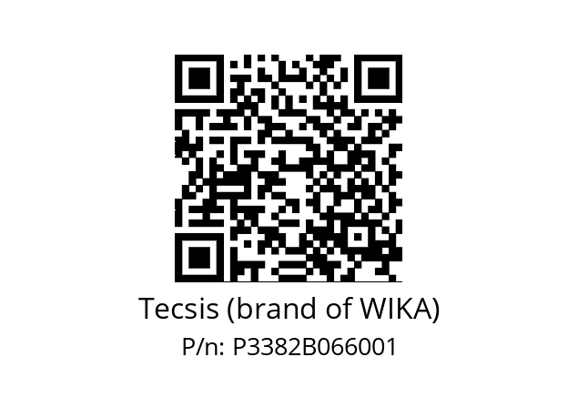   Tecsis (brand of WIKA) P3382B066001