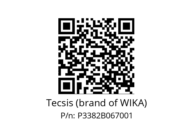   Tecsis (brand of WIKA) P3382B067001