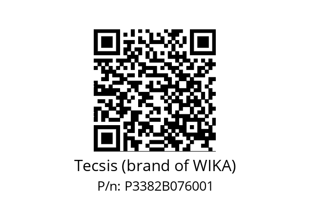   Tecsis (brand of WIKA) P3382B076001