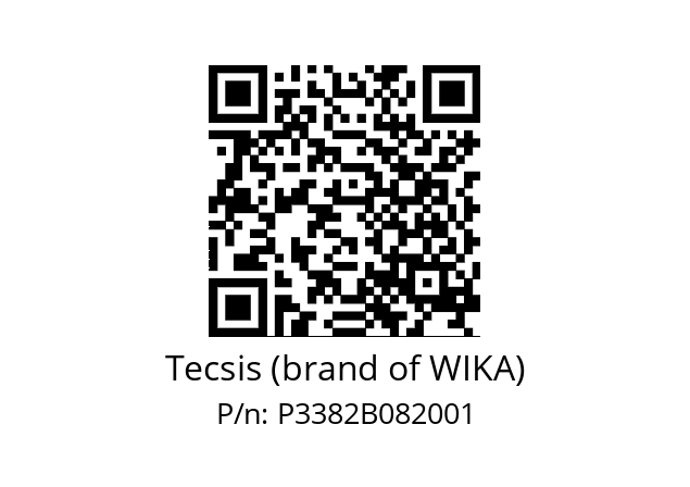   Tecsis (brand of WIKA) P3382B082001