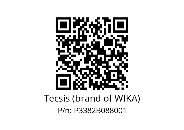   Tecsis (brand of WIKA) P3382B088001