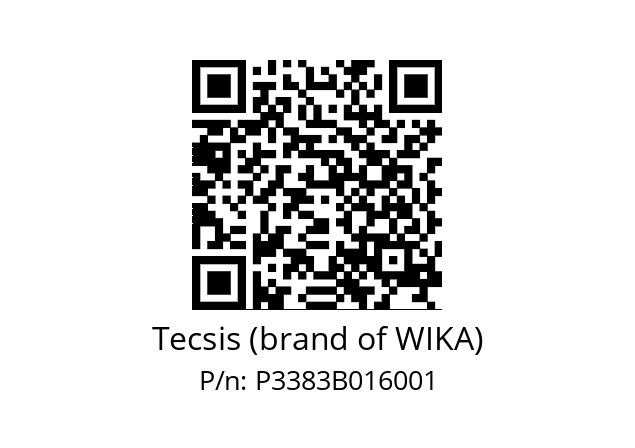   Tecsis (brand of WIKA) P3383B016001