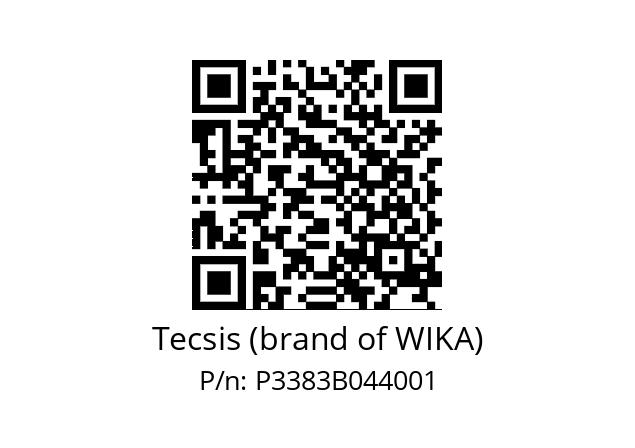   Tecsis (brand of WIKA) P3383B044001