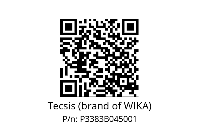   Tecsis (brand of WIKA) P3383B045001