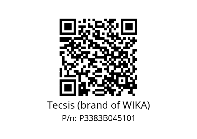   Tecsis (brand of WIKA) P3383B045101