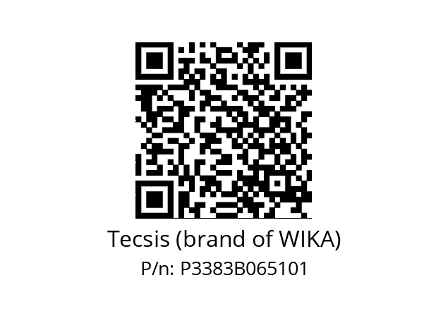   Tecsis (brand of WIKA) P3383B065101