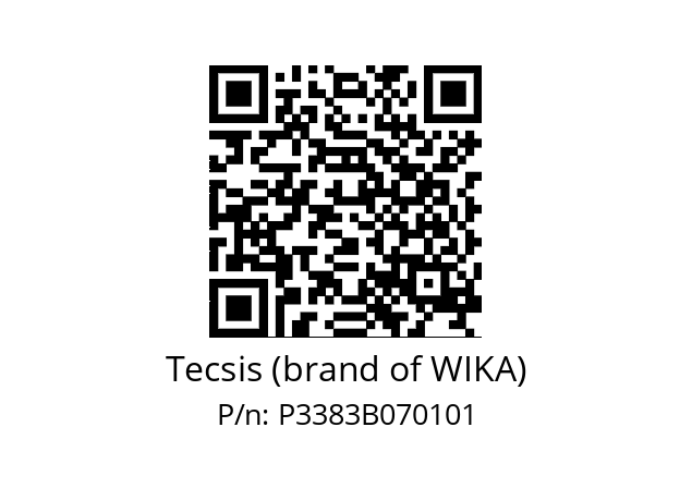   Tecsis (brand of WIKA) P3383B070101