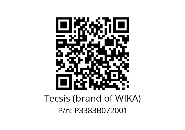   Tecsis (brand of WIKA) P3383B072001