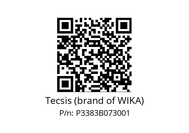   Tecsis (brand of WIKA) P3383B073001