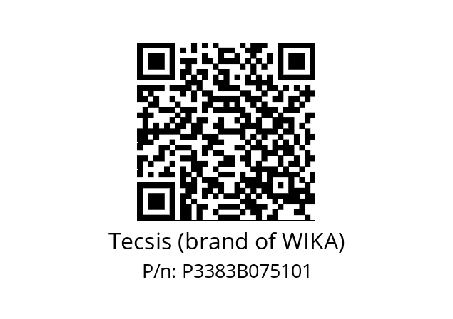   Tecsis (brand of WIKA) P3383B075101