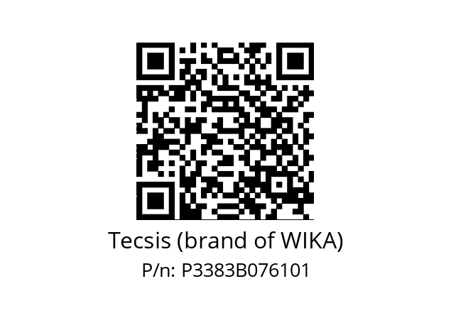   Tecsis (brand of WIKA) P3383B076101