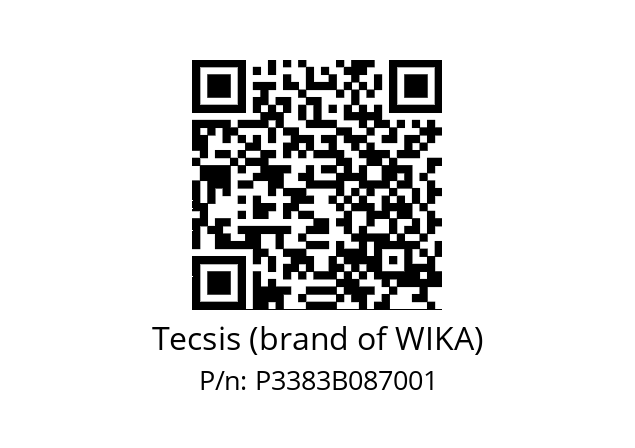   Tecsis (brand of WIKA) P3383B087001