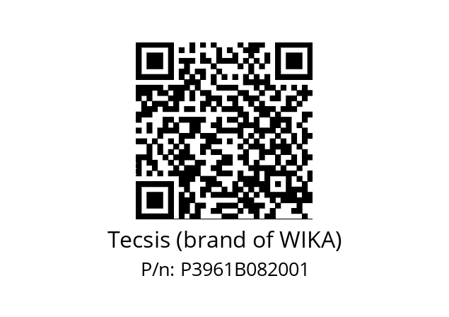   Tecsis (brand of WIKA) P3961B082001