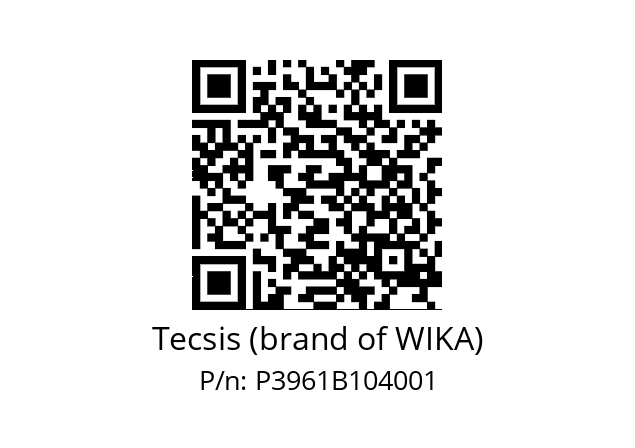   Tecsis (brand of WIKA) P3961B104001