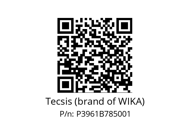   Tecsis (brand of WIKA) P3961B785001