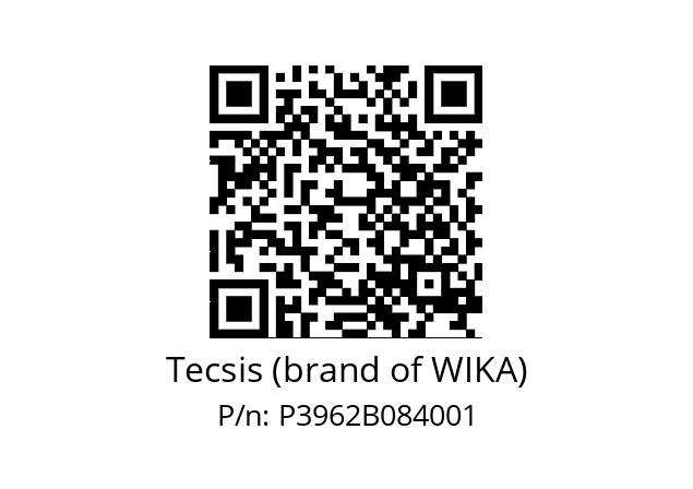   Tecsis (brand of WIKA) P3962B084001