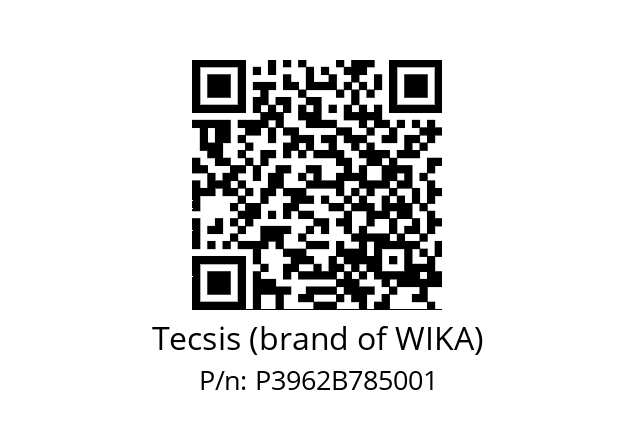   Tecsis (brand of WIKA) P3962B785001