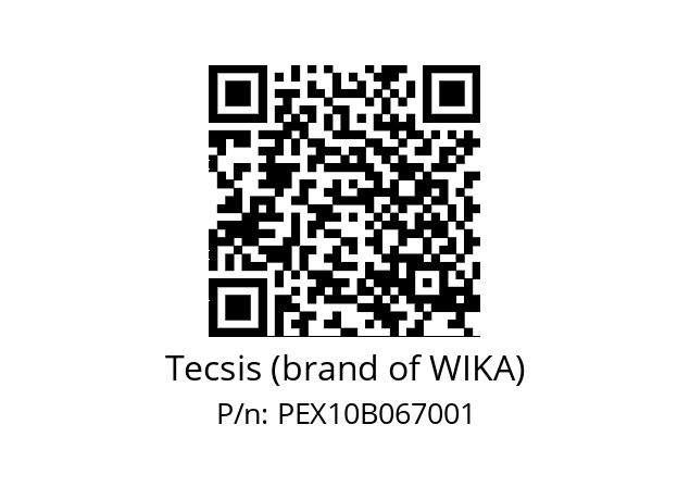   Tecsis (brand of WIKA) PEX10B067001