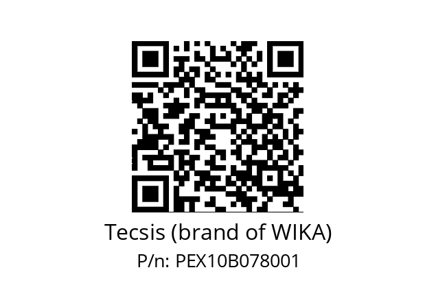   Tecsis (brand of WIKA) PEX10B078001